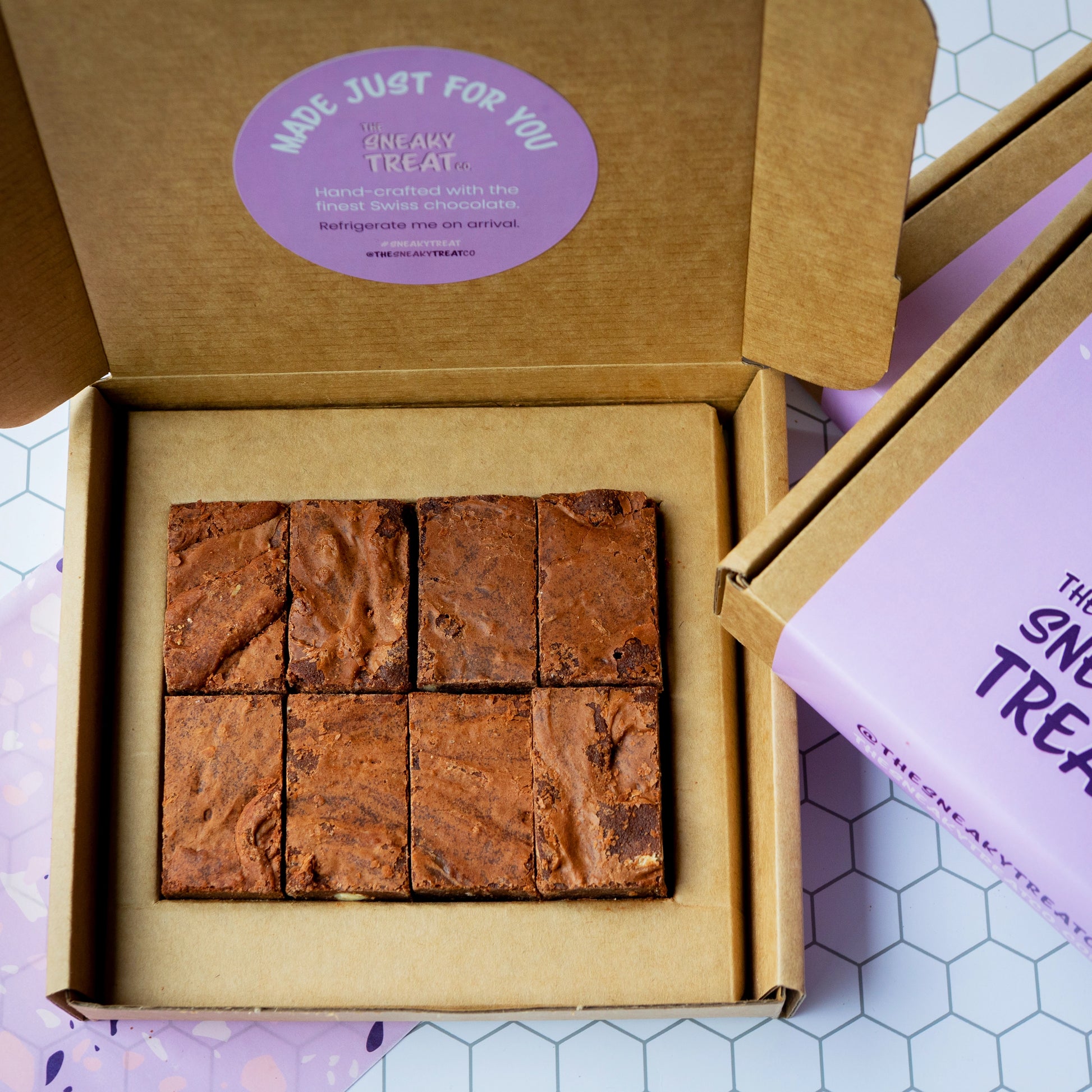 Triple Fudge Brownies | Nut Free Brownies | The Sneaky Treat Co